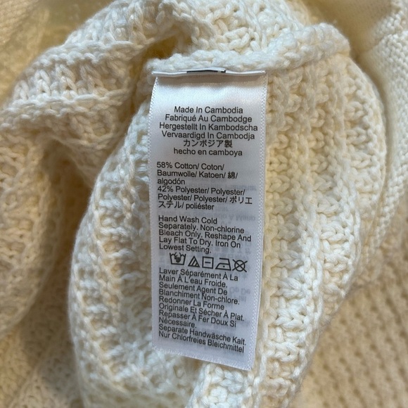 J. Crew Lady jacket cardigan with gem buttons in Ivory Size L - Picture 11 of 11